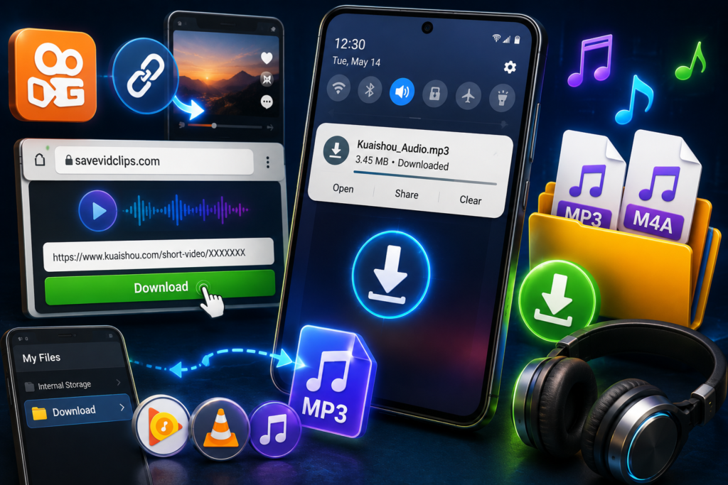 How to Download Kuaishou Audio on Android