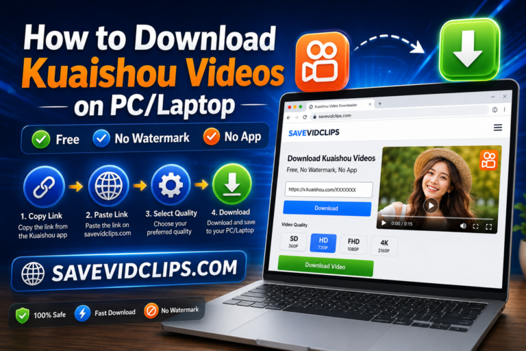 How to Download Kuaishou Videos on PC/Laptop (Complete Guide)