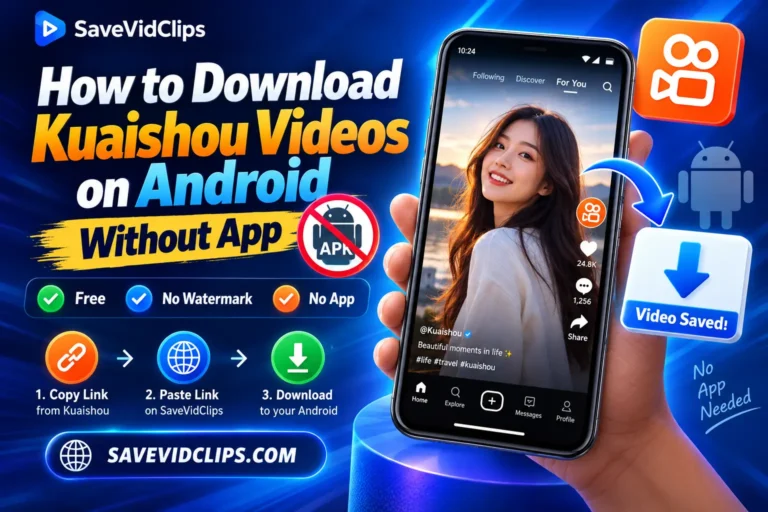 How to Download Kuaishou Videos on Android Without App
